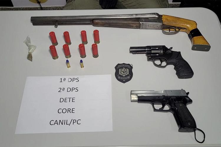 Polícia Civil detém foragido do IAPEN com arma de fogo e munições