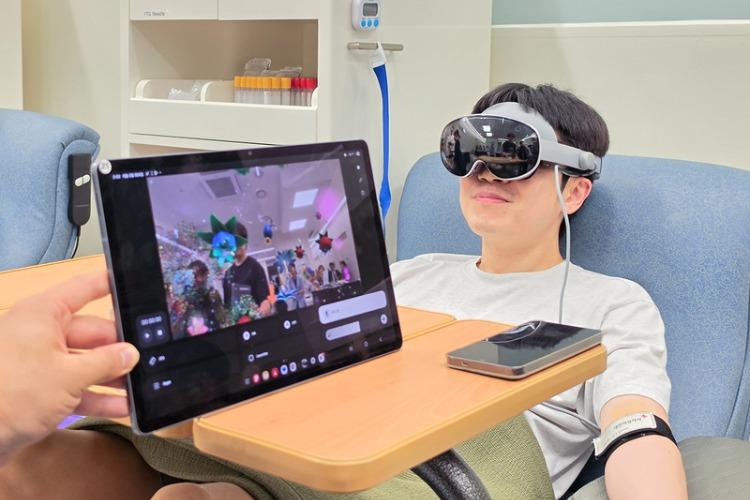Galaxy XR ajuda a reinventar a experiência de doação de sangue para doadores em todo o mundo