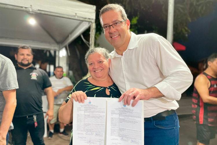 Prefeito assina OS para requalificação das Ruas Dr. Alberto Lima e 19 de julho, no Laurindo Banha