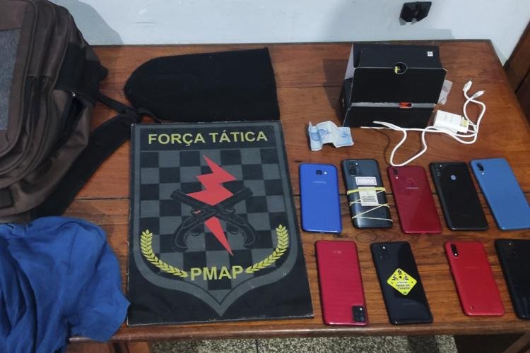 Policia captura foragido com 9 celulares roubados na zona norte de Macapá