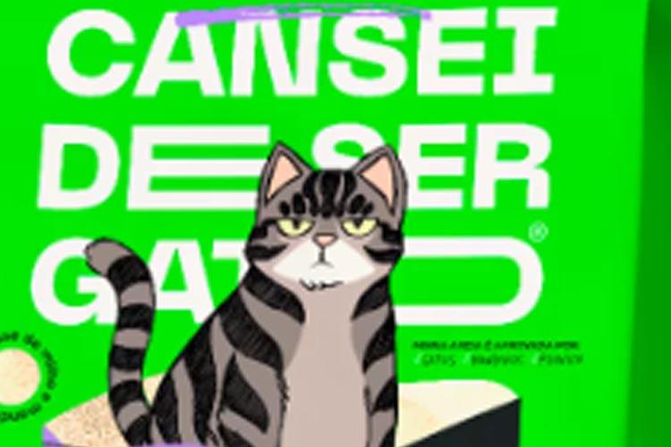 Cansei de Ser Gato inova com areia biodegradável para bem-estar felino e sustentabilidade