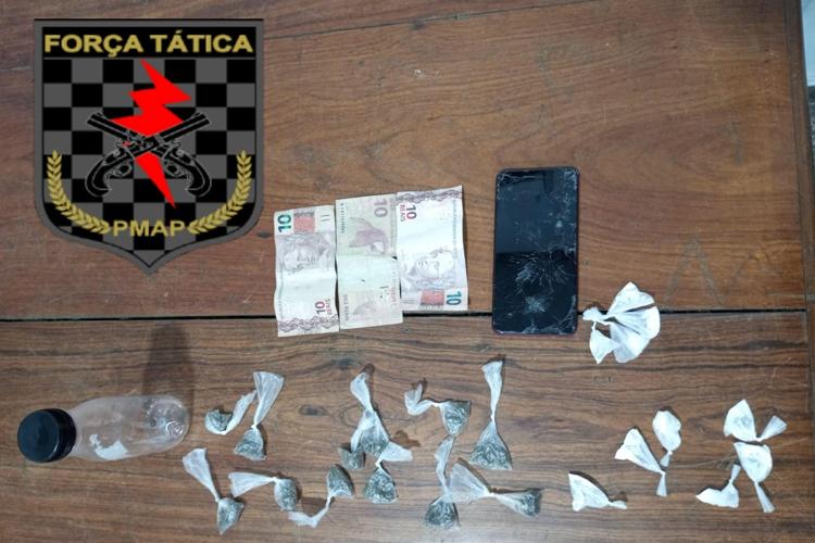 Força Tática prende traficante de drogas na zona norte de Macapá