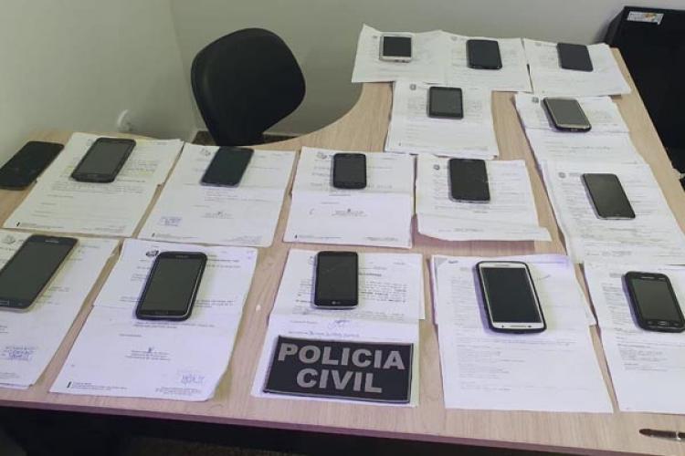 Mais de 500 celulares já foram recuperados ela Polícia Civil em 2023