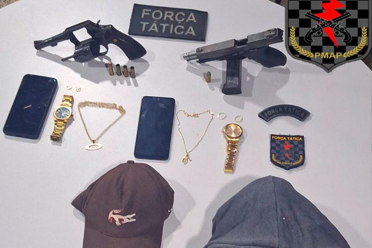 Dupla de assaltantes morre em confronto com a Força Tática em Macapá