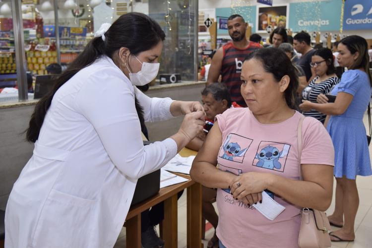Vacinação contra Influenza intensificada em pontos estratégicos de Santana