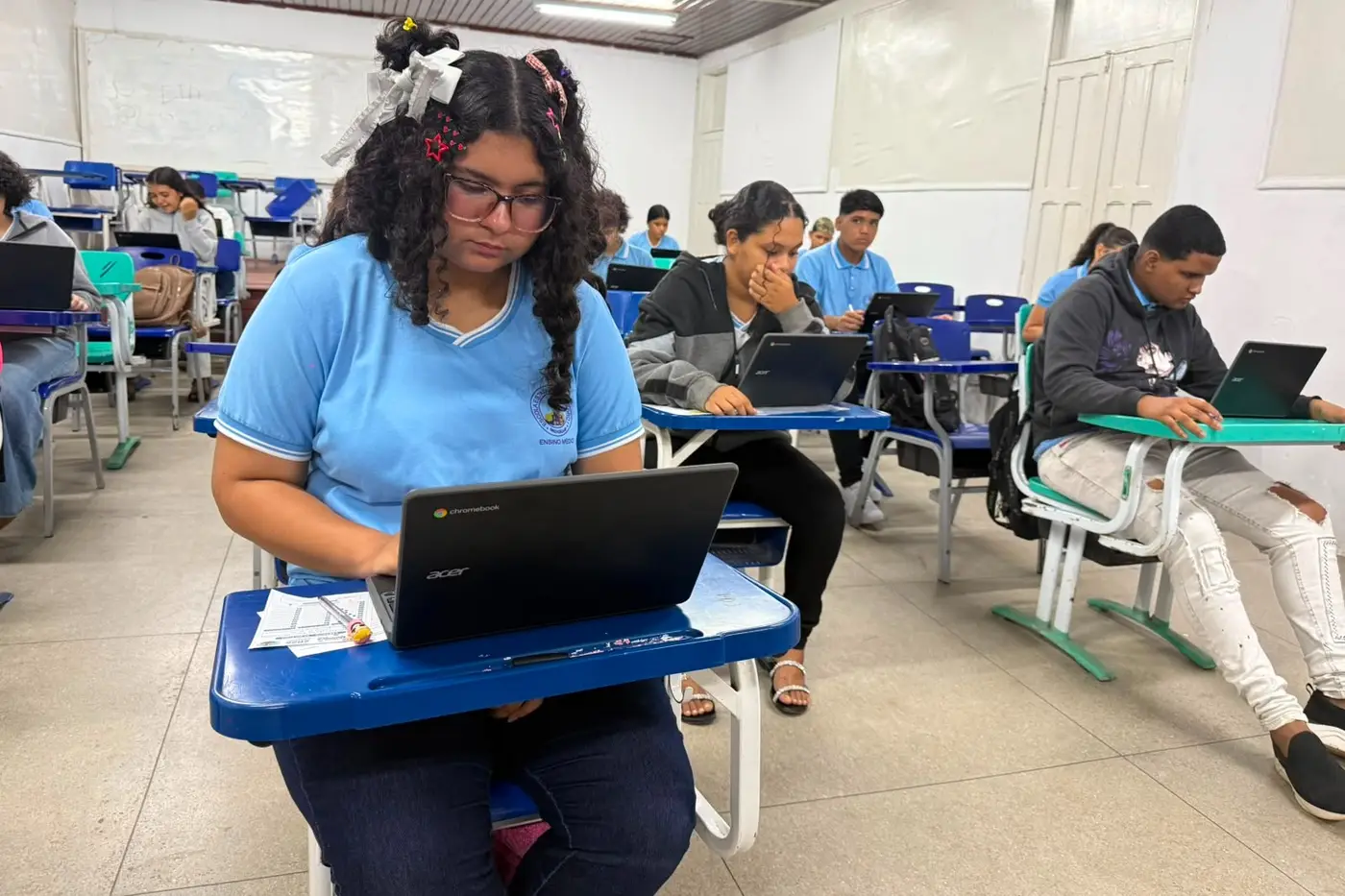 Tecnologia do Governo do Amapá impulsiona participação de estudantes de Mazagão na Olimpíada Brasileira de Química
