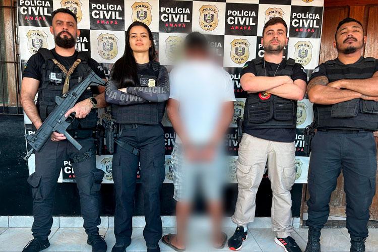 Em Tartarugalzinho, PC prende acusado de tentativa de homicídio