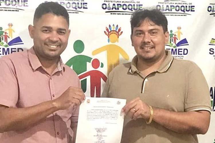 Comunidade de Cassiporé recebe impulso educacional com ordem de serviço para revitalização da escola
