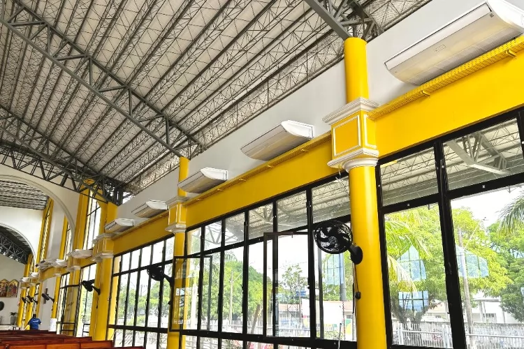 Reta final: Grupo Equatorial avança na instalação do sistema de climatização da Catedral de São José de Macapá