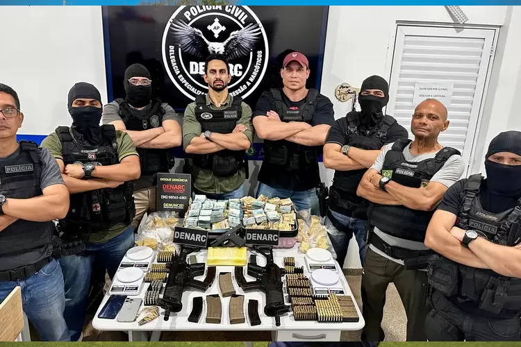Amapá Mais Seguro: Polícia Civil apreende armas de fogo, drogas e mais de R$ 350 mil em Macapá