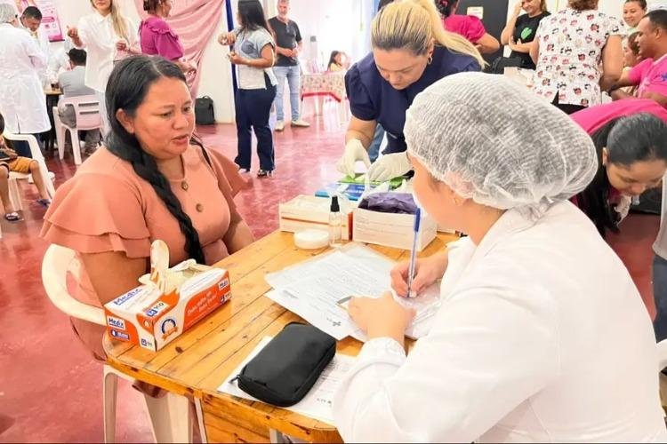 Governo do Amapá leva serviços do Outubro Rosa a comunidades de Santana
