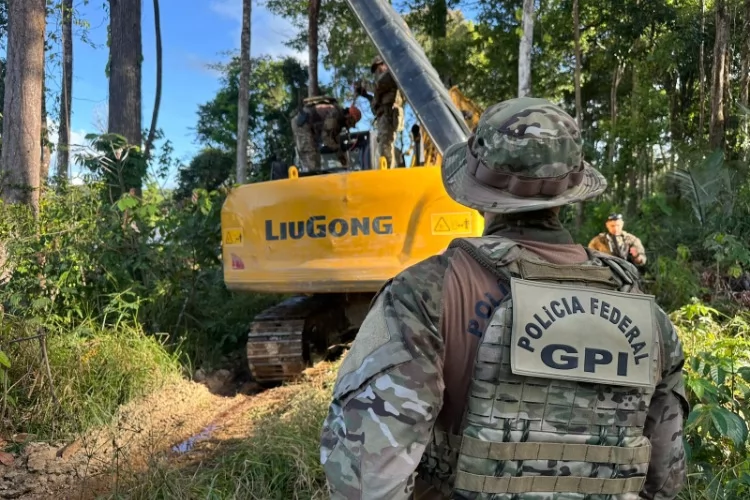 PF combate garimpos ilegais no Amapá