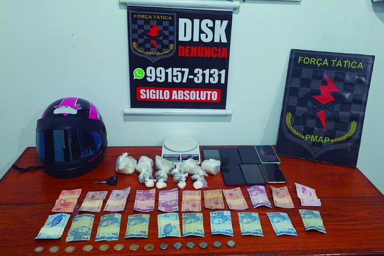 Força Tática apreende mais de meio kg de drogas na zona norte de Macapá