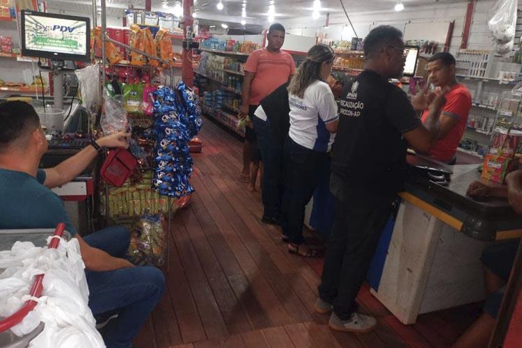 Estabelecimentos comerciais de Cutias recebem ação de fiscalização e orientação