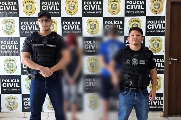Em Porto Grande, Polícia Civil prende duas pessoas por tráfico e receptação