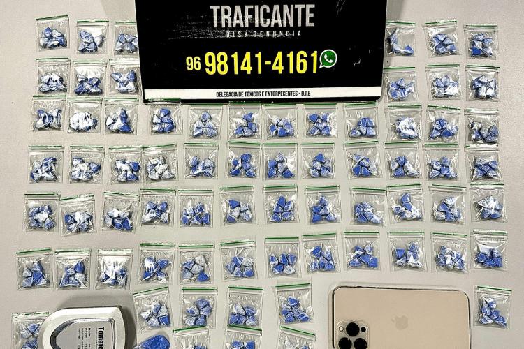 Polícia Civil de Macapá prende mulher em flagrante e apreende grande quantidade de droga sintética