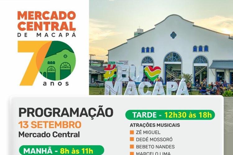 Mercado Central celebra 70 anos com 16 horas de programação 