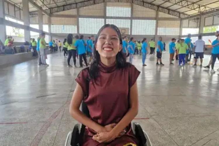 'Podemos ser nós mesmos', diz aluna da Escola Estadual Lima Neto durante Festival Paralímpico Loterias Caixa