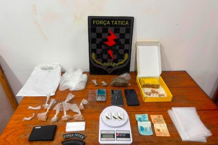Batalhão de Força Tática prende duas mulheres por tráfico de drogas no bairro Novo Buritizal