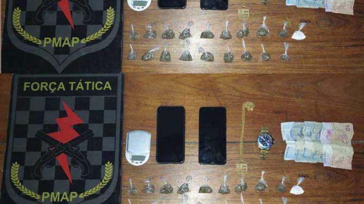Batalhão de Força Tática captura traficante de drogas no bairro do Muca