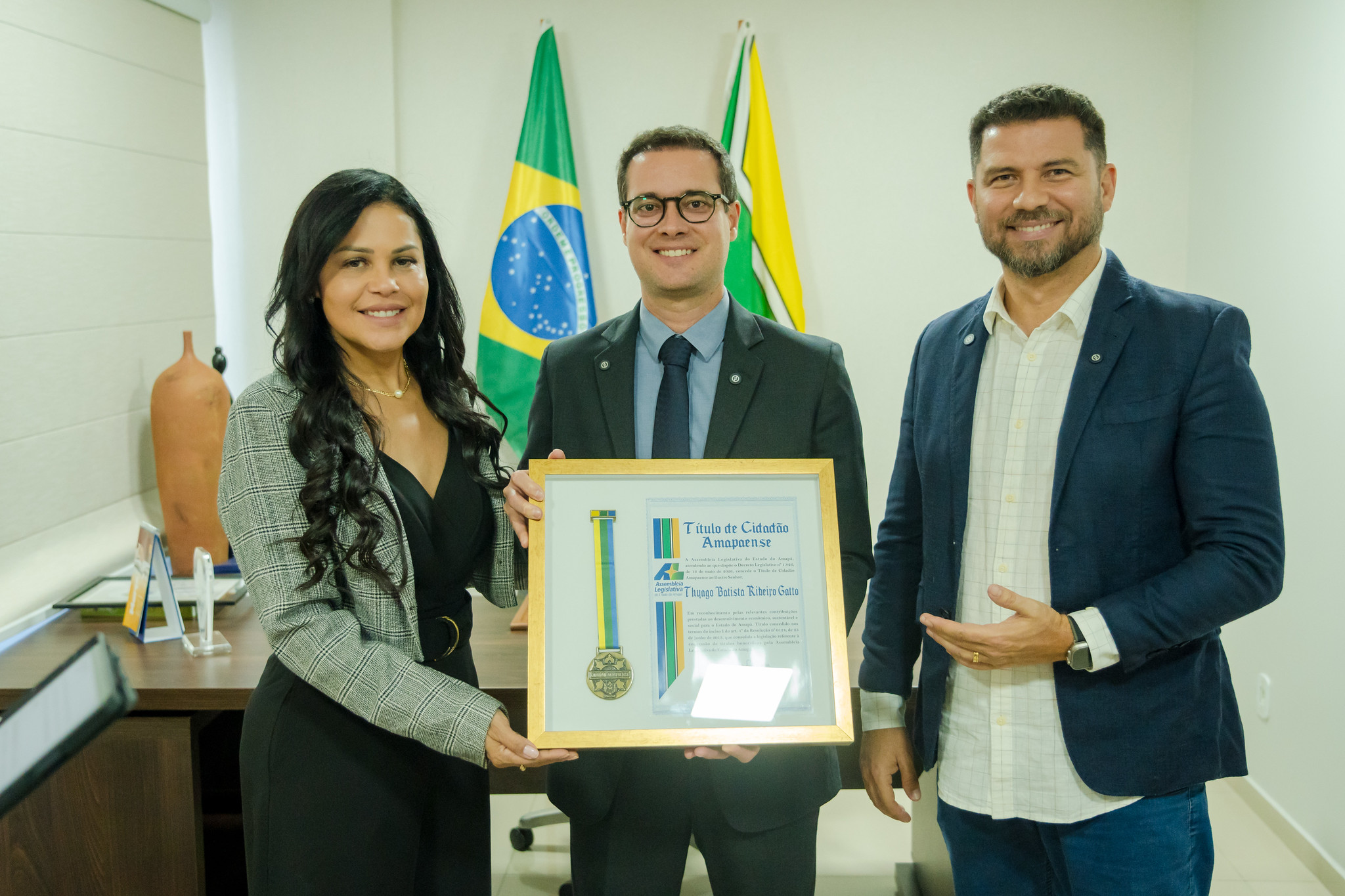 Assembleia Legislativa concede Título de Cidadão Amapaense a Thyago Gatto por contribuição à bioeconomia
