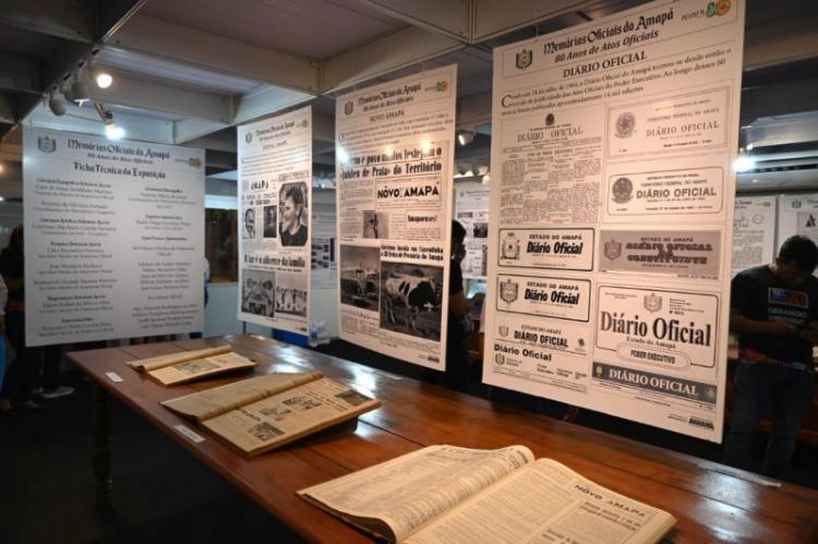 Exposição de 80 anos de memórias do Diário Oficial do Amapá exibe acervo histórico, registros e máquinas antigas na 53ª Expofeira