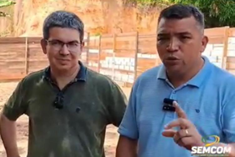 Vitória do Jari inaugura primeira fábrica de bloquete com visita do senador Randolfe Rodrigues