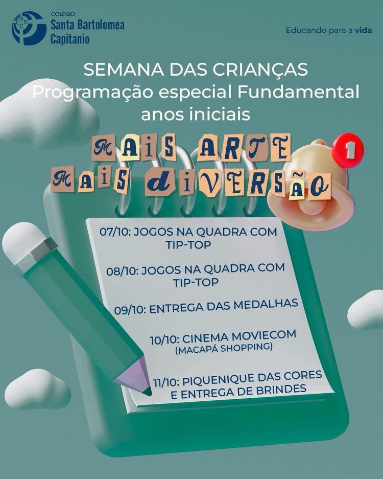 Semanas das Crianlas no Santa Bartolomea Capitanio
