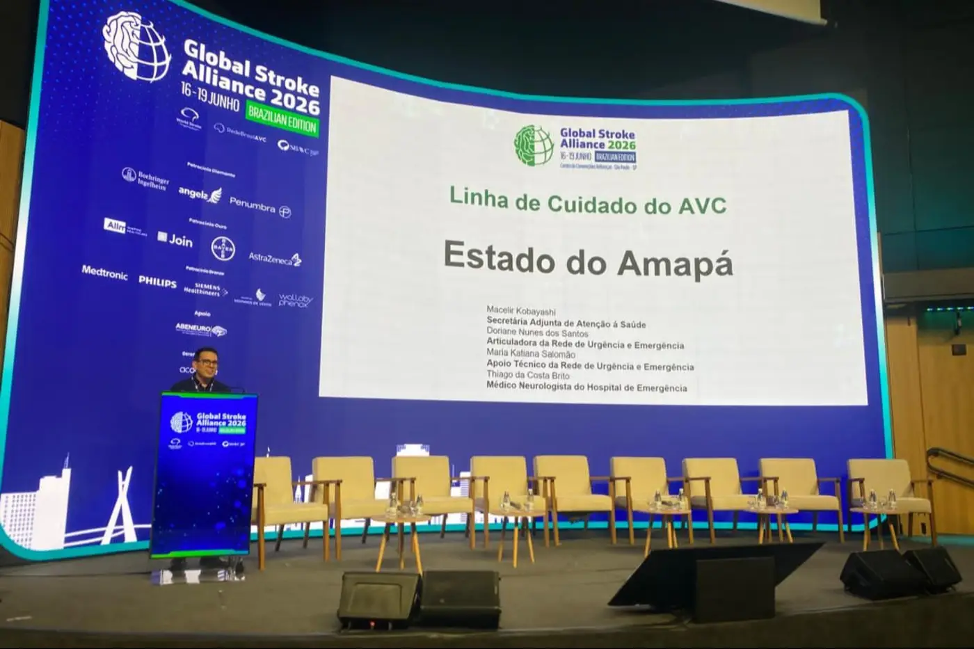 Governo do Amapá apresenta avanços na assistência ao AVC durante fórum internacional em São Paulo