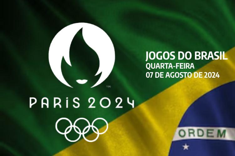 Tem Brasil nas Olimpíadas de Paris 2024; confira os jogos desta quarta-feira, 7 de agosto