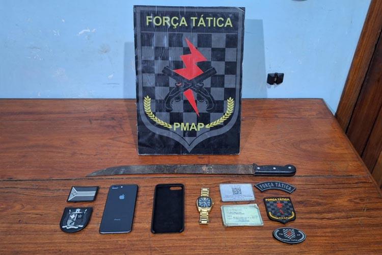 Batalhão de Força Tática captura foragido da justiça na zona sul de Macapá