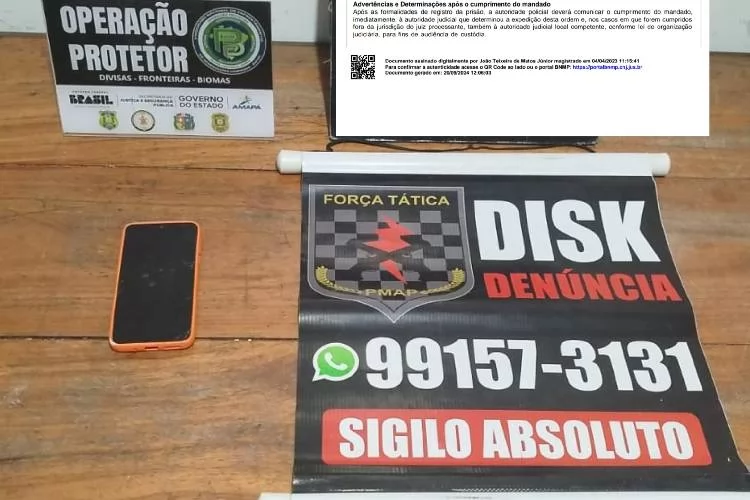 Força Tática prende foragido da Justiça na zona sul de Macapá