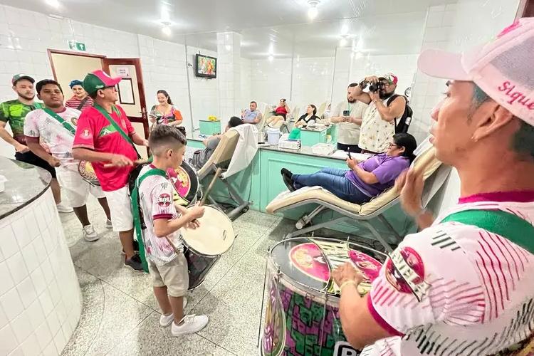 Com folia e bateria de samba, Hemoap convida e recebe doadores de sangue no fim de semana em Macapá