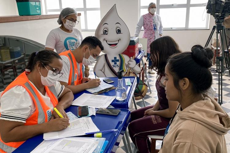Ação de vacinação inicia nas escolas da rede pública de ensino