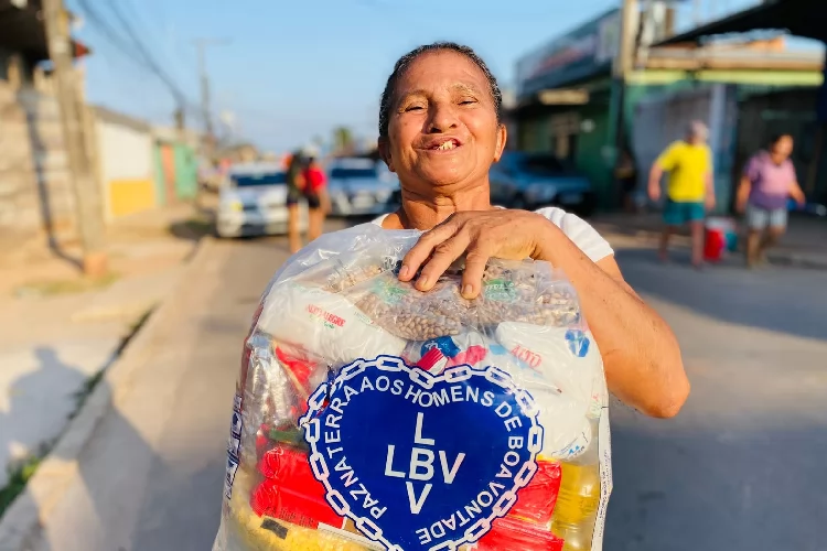 LBV entregará mais de 3 toneladas de alimentos no Amapá