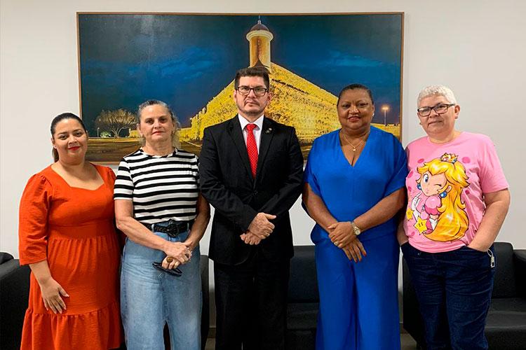 Secretaria das Mulheres se reúne com deputado estadual Jory Oeiras