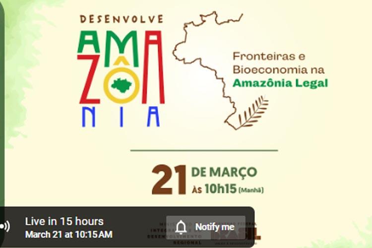 MIDR promove seminário internacional Desenvolve Amazônia: Política Fronteiriça e Bioeconomia na Amazônia Legal