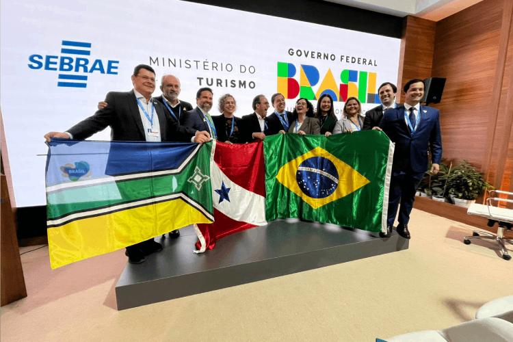 “O Amapá é carbono negativo e 100% energia limpa”, declara Josiel Alcolumbre, na Comitiva do Sebrae Nacional na COP 29 no Azerbaijão