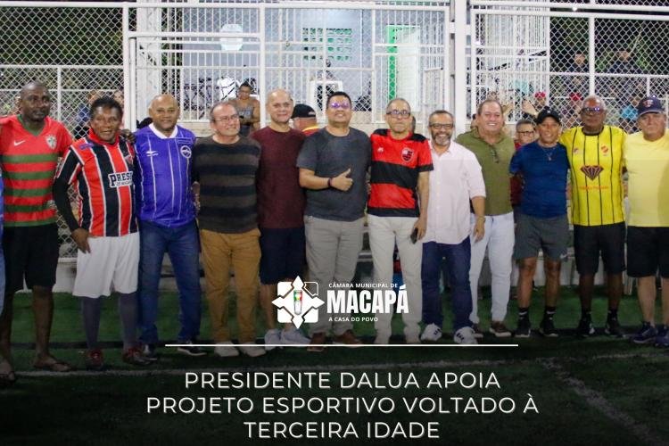Presidente DaLua apoia projeto esportivo voltado à terceira idade