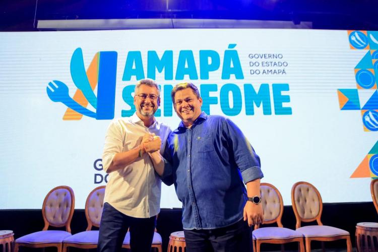 Davi e Clécio lançam programa “Amapá sem Fome