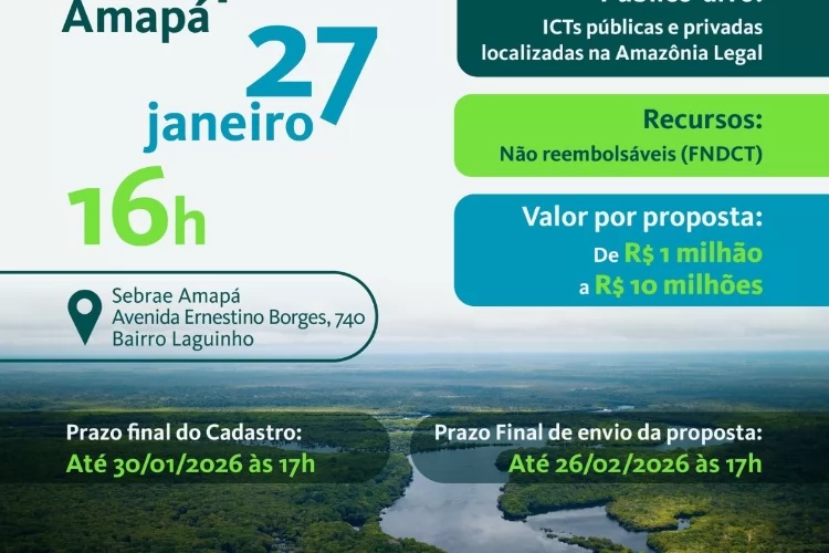 Finep promove agenda Pró-Amazônia em Macapá