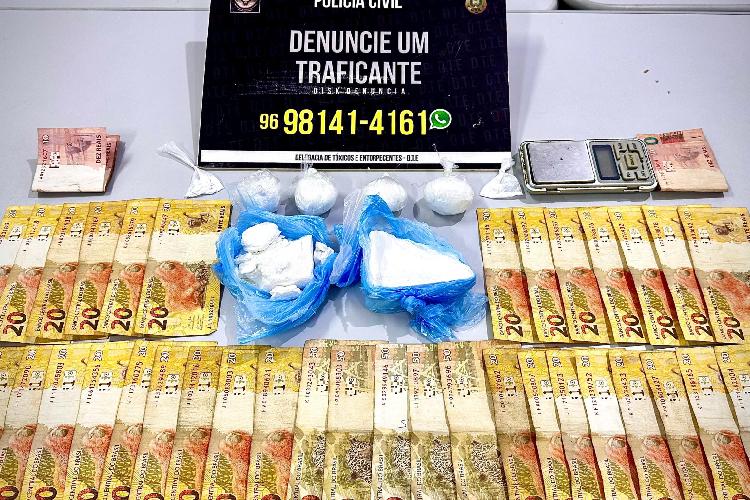Casal que fazia delivery de drogas é preso em Macapá